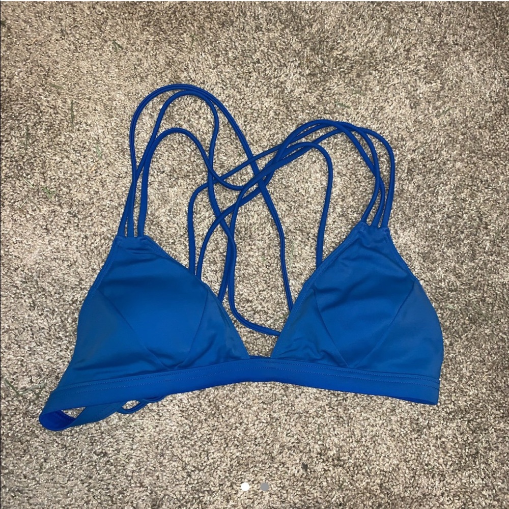 vspink bikini  top royal blue